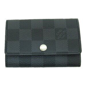 Louis Vuitton Multicle Wallet key Canvas Damier Graphite Black